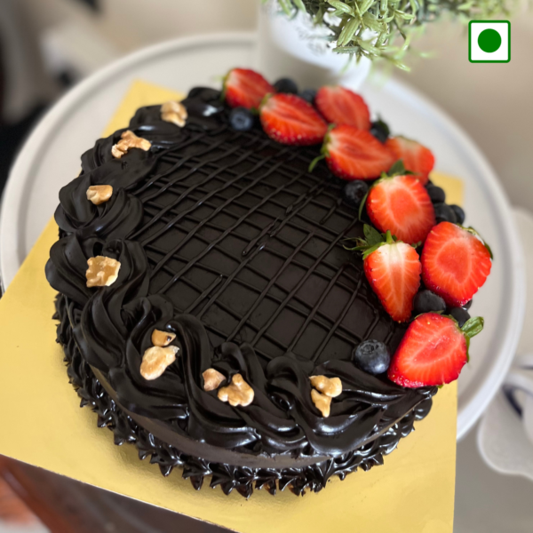 Choco Strawberry Ganache Cake