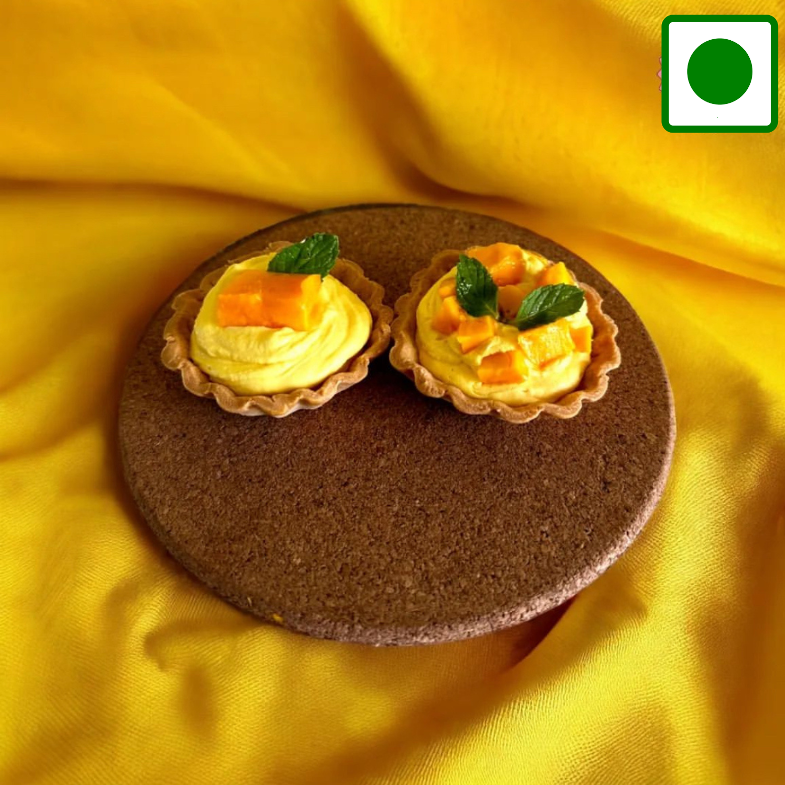 Mango Custard Tart