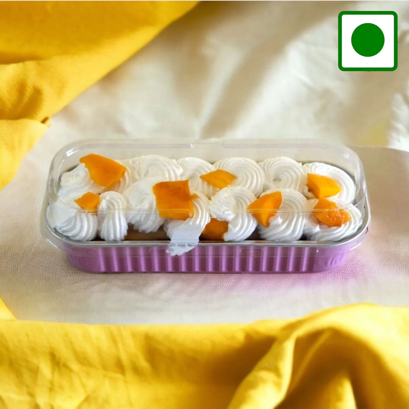Mango Mini Tray Cake