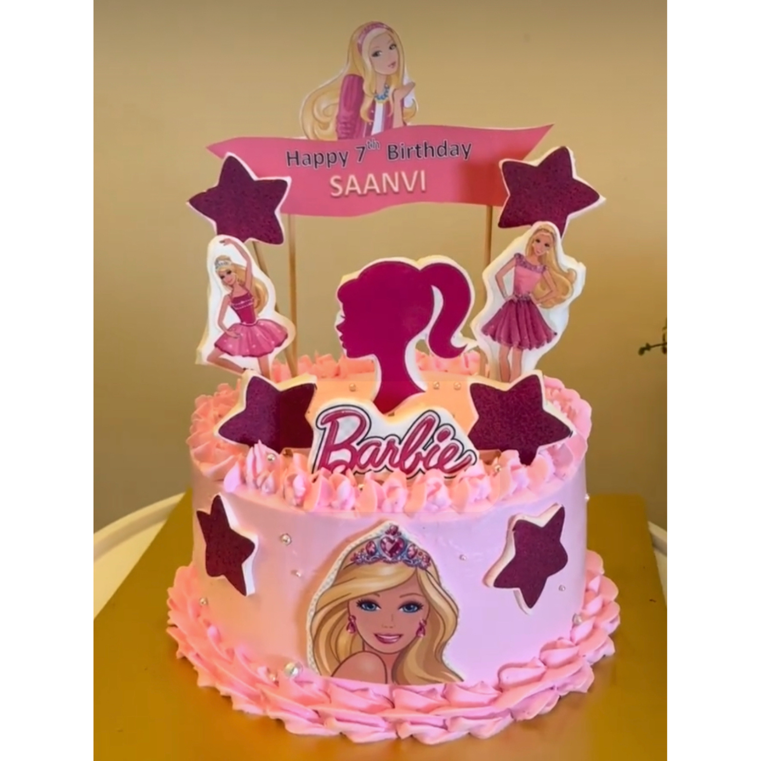 Barbie Theme Cake