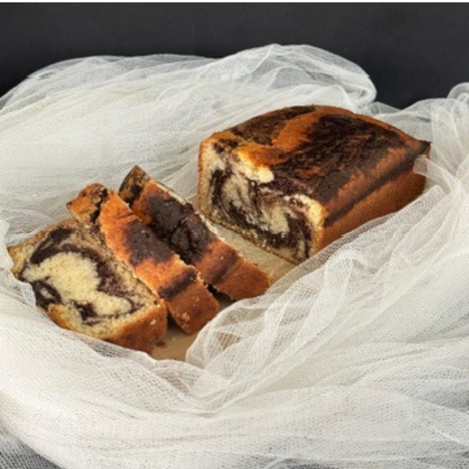 Choco Vanilla Marble Cake