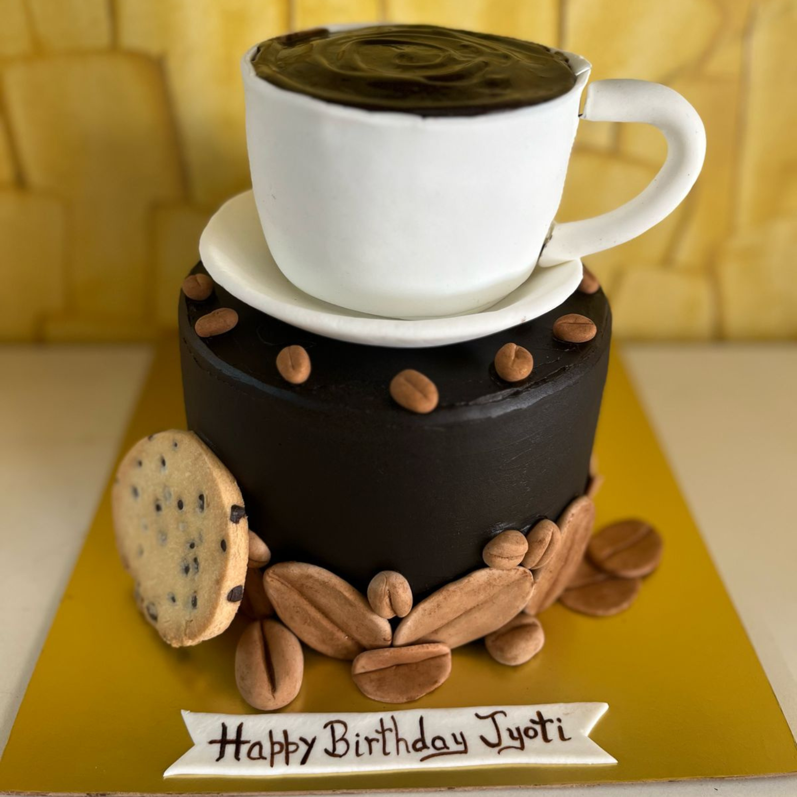 Coffee Theme Cake