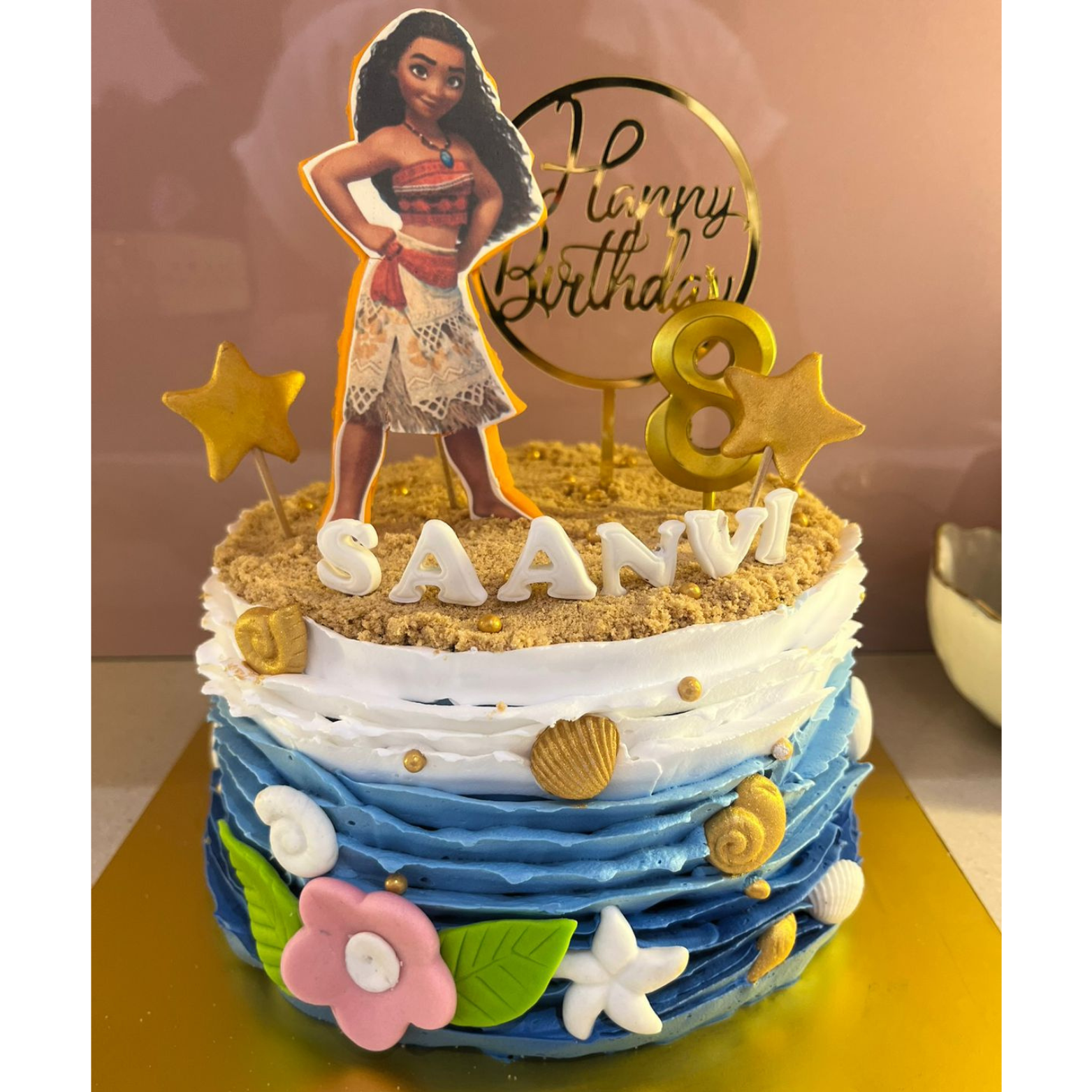 Moana Theme Cake