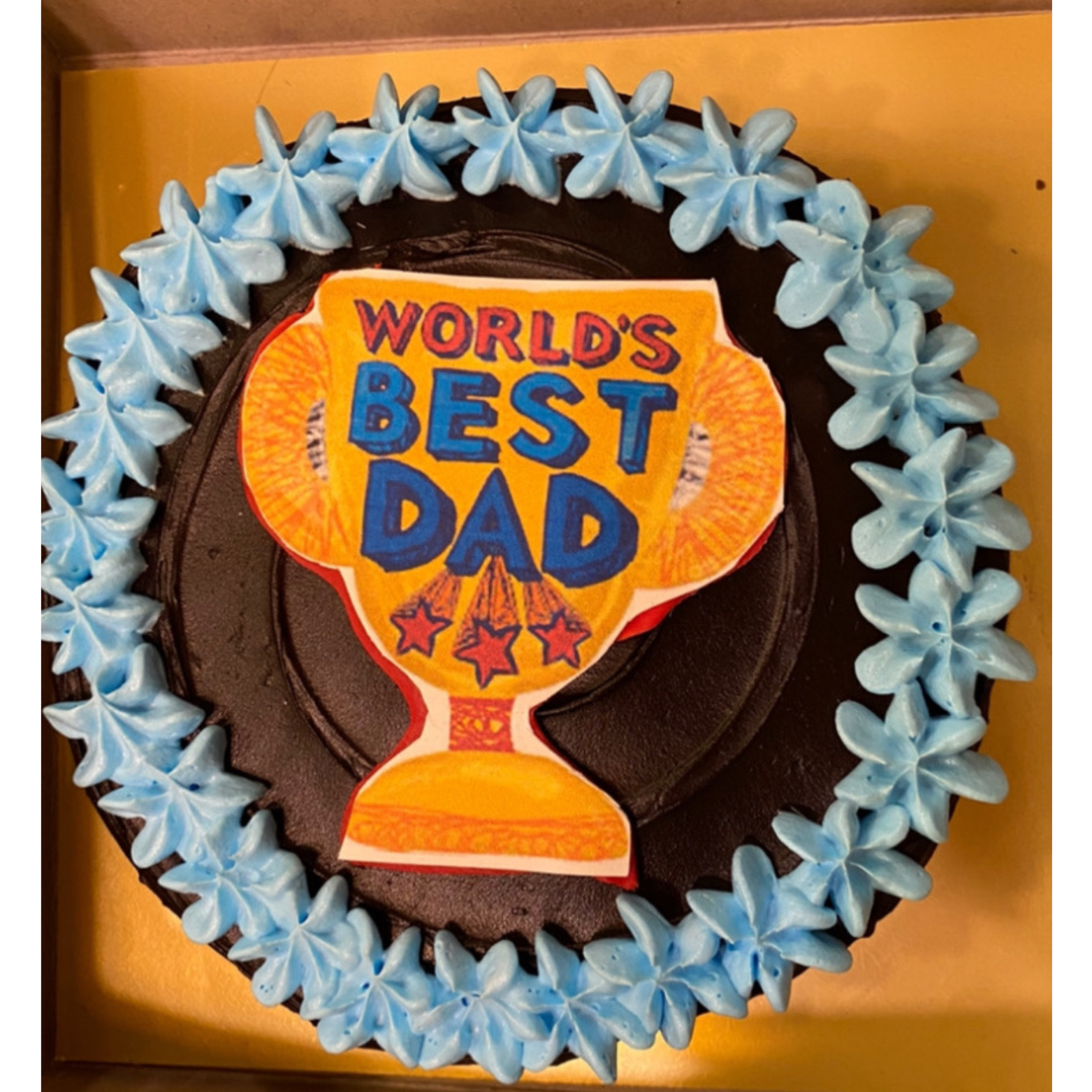 World’s Best Dad Red Velvet Cake