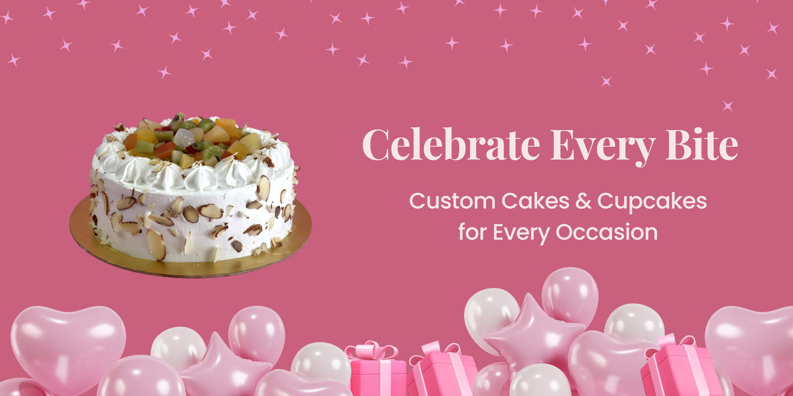 Pink Birthday Greeting Banner 1