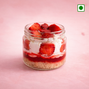 Strawberry Cake Jar