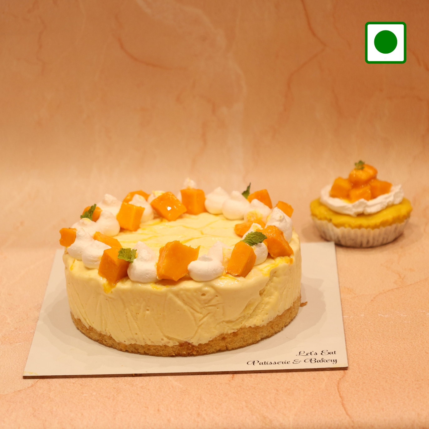 Mango Ice Cream Cake