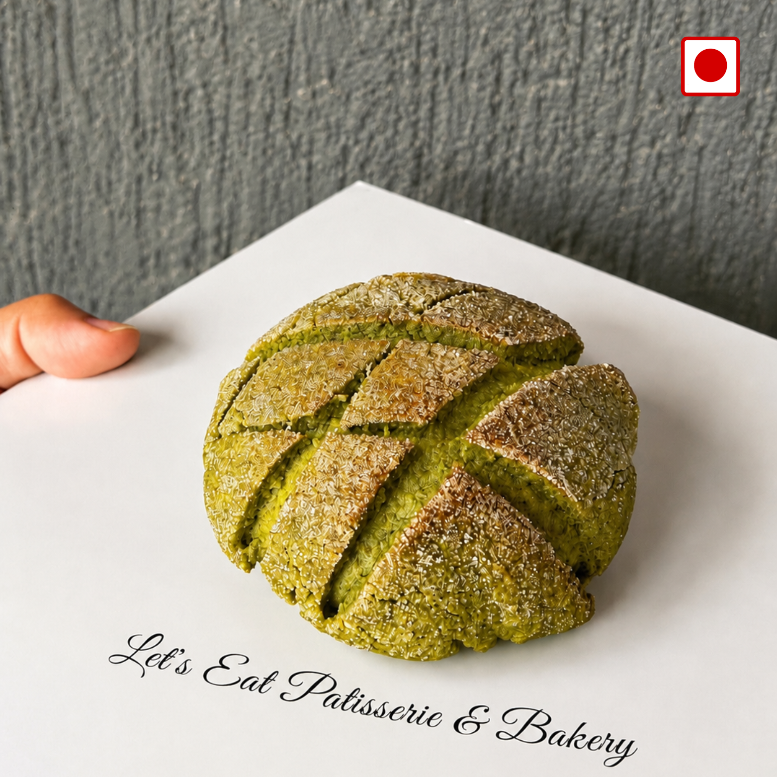 Matcha Melon Pan